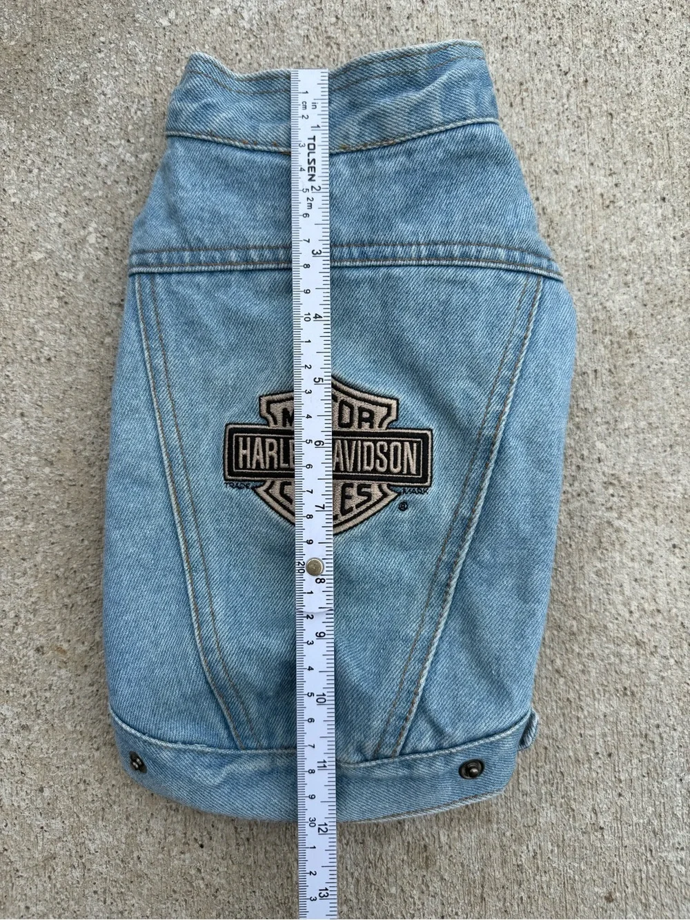 Harley-Davidson Denim Dog Vest